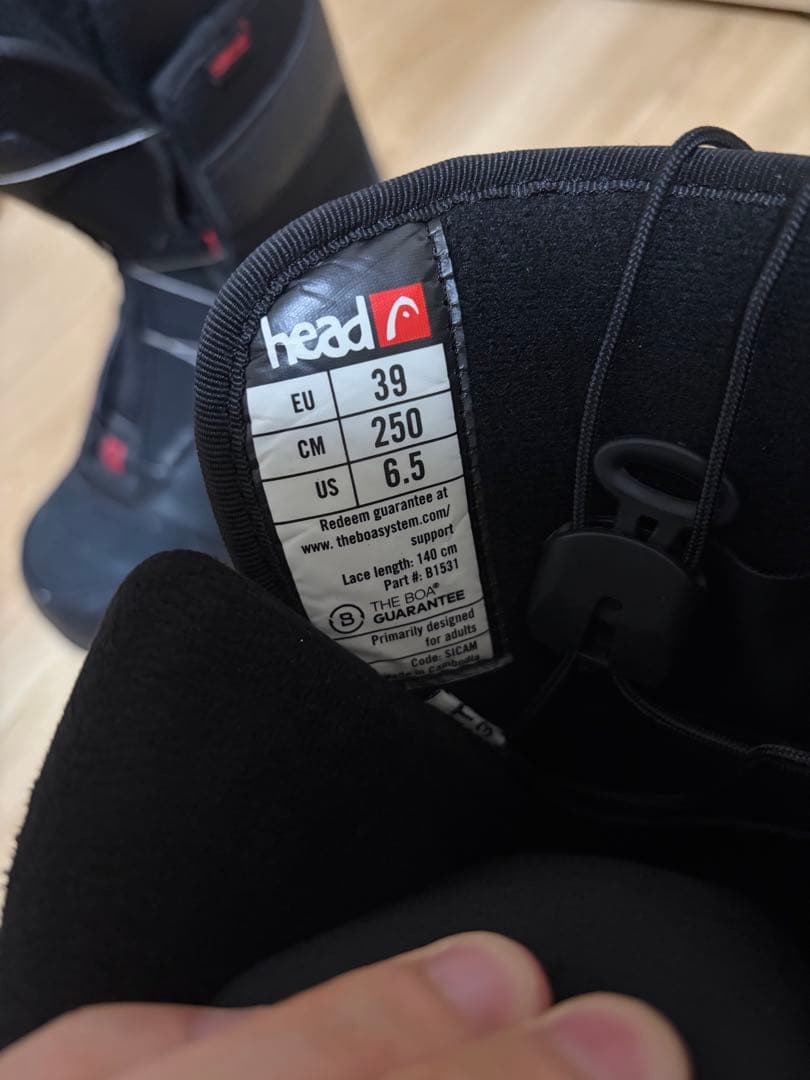 HEAD スノーボードブーツ SCOUT BOA 25.0cm、25.5cm