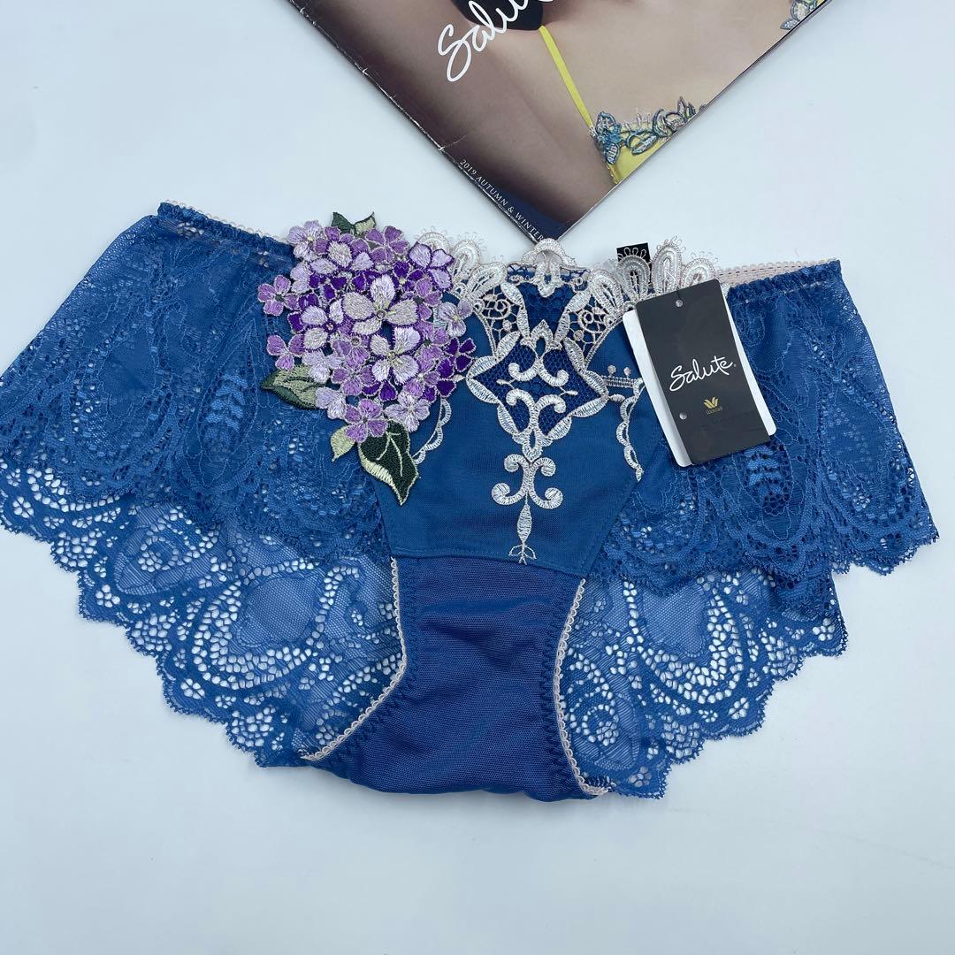 サルート 店舗限定49G グループ美しい青い街ブラジャー&ショーツF70-L