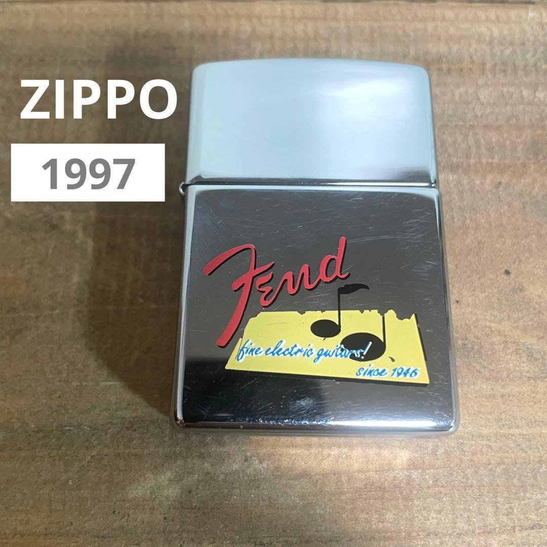 ZIPPO Fender 1997 フェンダー USA製　ジッポ オイルライター ZIPPO Fender 1997 フェンダー USA製 ジッポ オイルライター