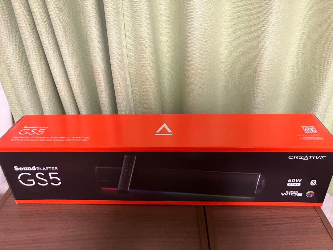 クリエイティブメディア　ゲーミングサウンドバー SP-SBGS5-A SP-SBGS5-A ゲーミングサウンドバー Bluetooth＋USB-C/3.5mmポート