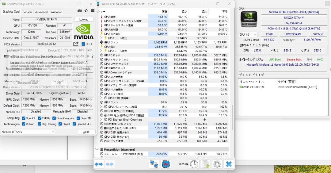 極美品TITAN V 12GB HBM2 (V100と同等コア ) - メルカリ