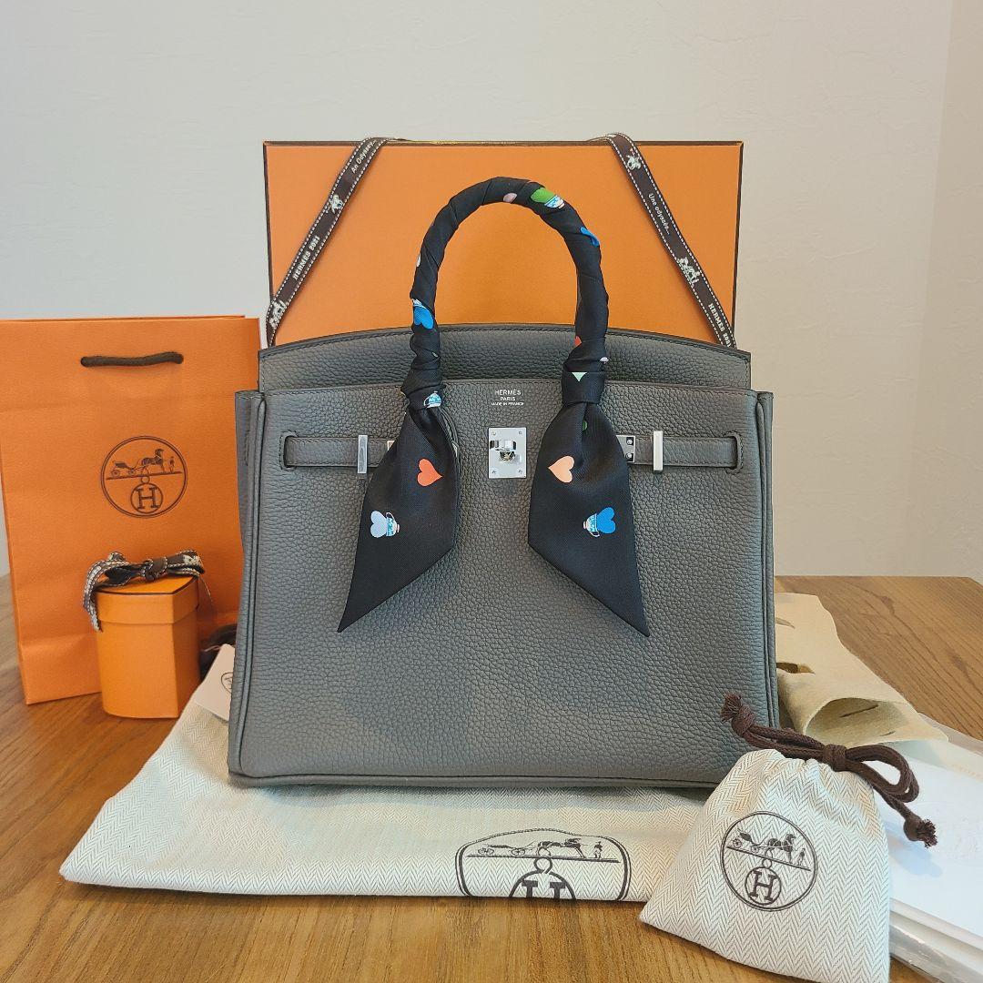 HERMES バーキン25 ツイリー付き - メルカリ