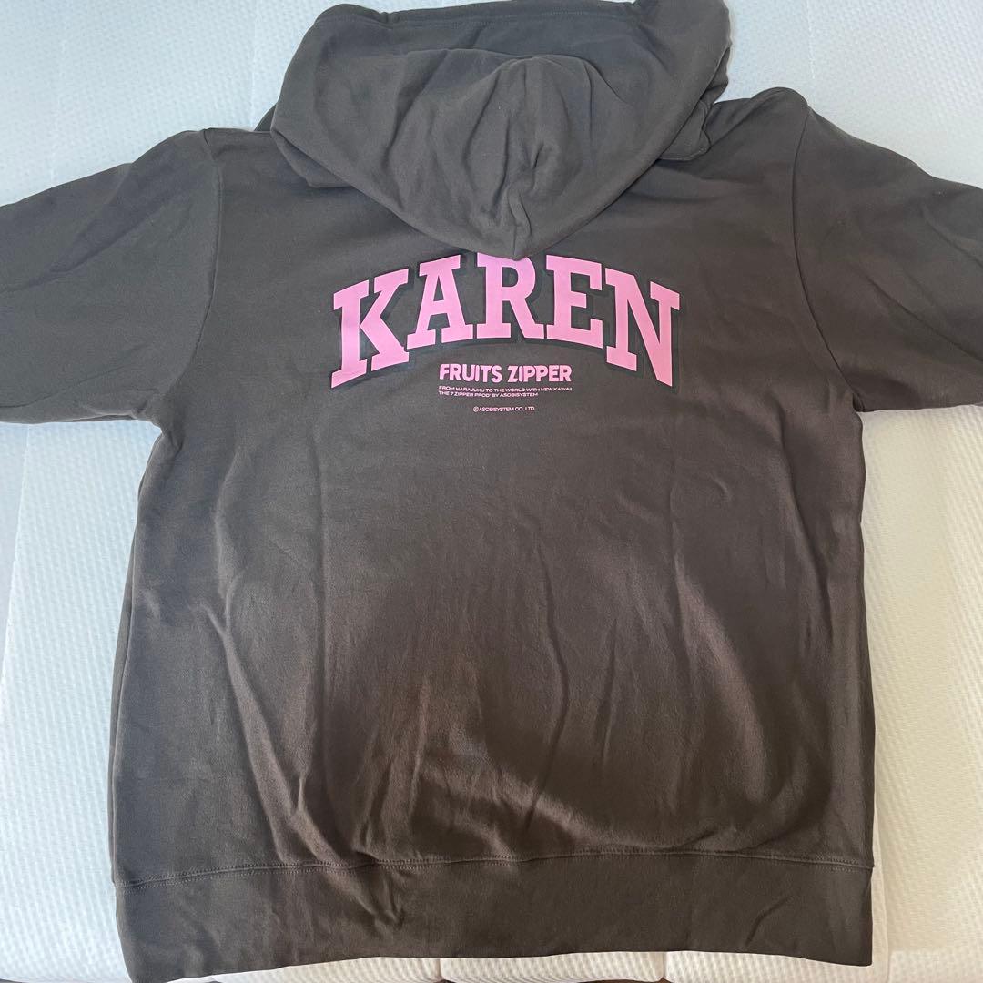 フルーツジッパー FRUITS ZIPPER 推しアピ パーカー 松本かれん - メルカリ