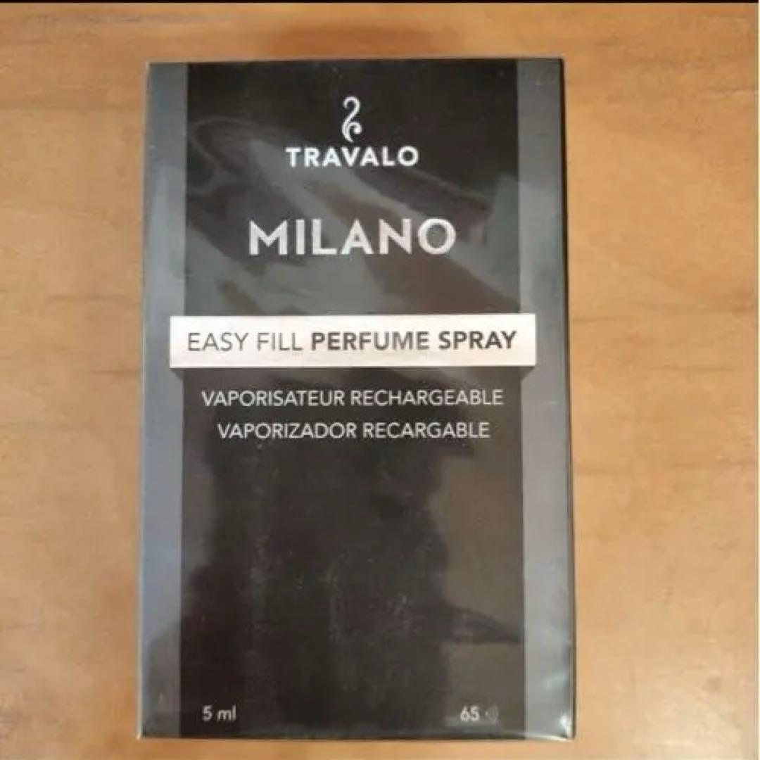 【新品】TRAVALO MILANO アトマイザー トラヴァーロ　黒 トラヴァーロ クラシック ブラック（TRAVALO CLASSIC Black