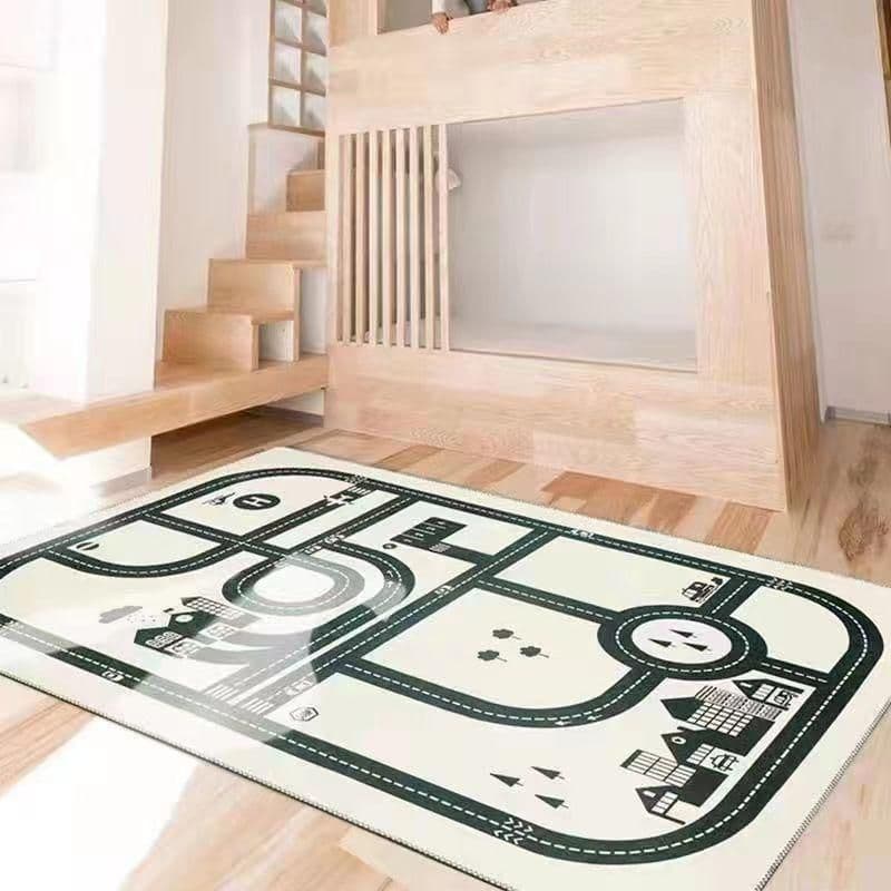 子供ゲームパッド 遊びマット 道路交通 数字柄 プレイマット 120*160