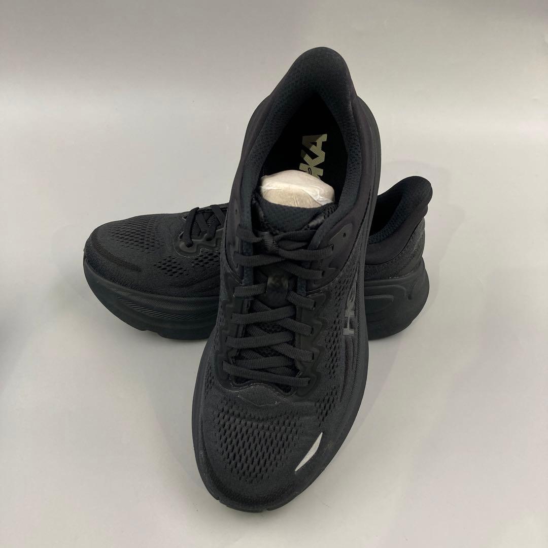 ★HOKA BONDI 9 ブラック 9D 【26.5cm】