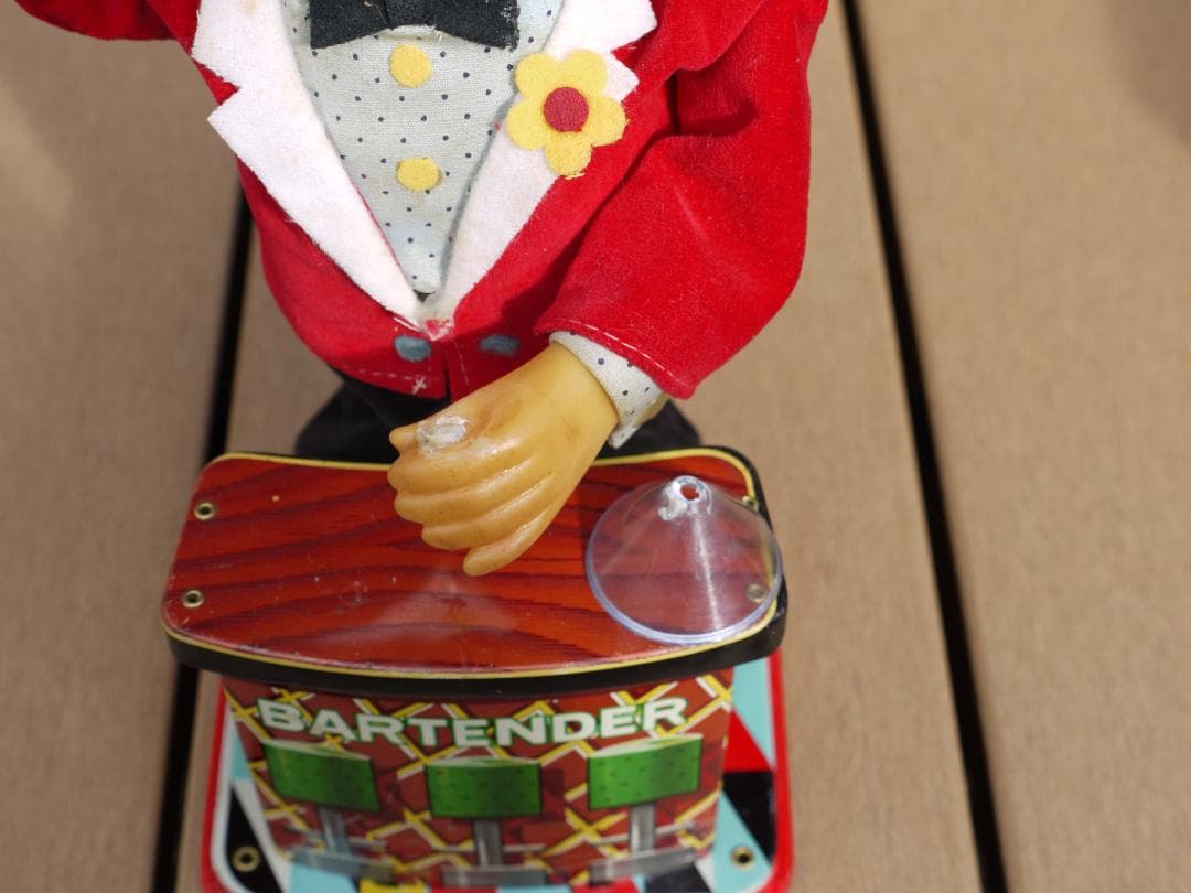 野村トーイ バーテンダー 1950年 箱付 ROSKO ブリキ おもちゃ