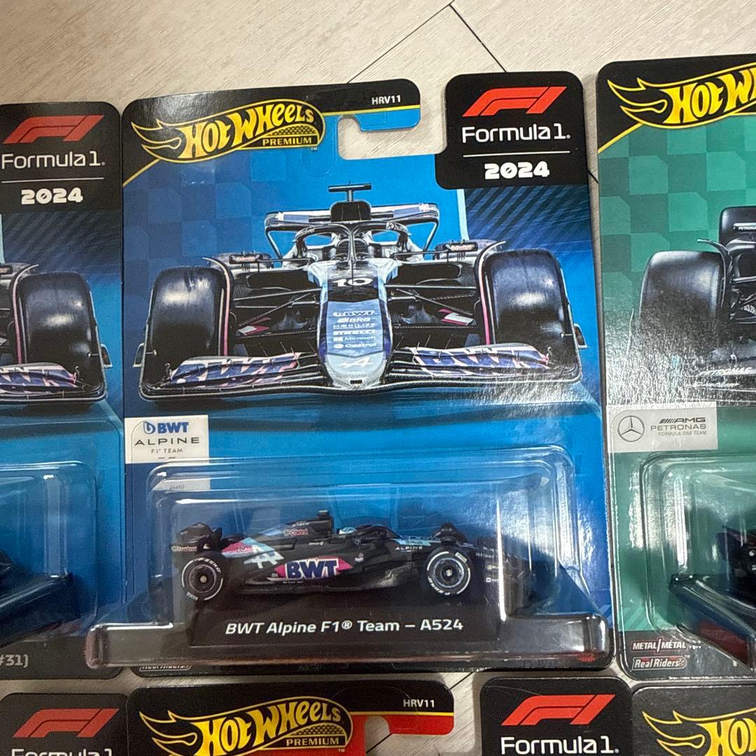 Hot Wheels F1ミニカー 2024年モデル 4台セット