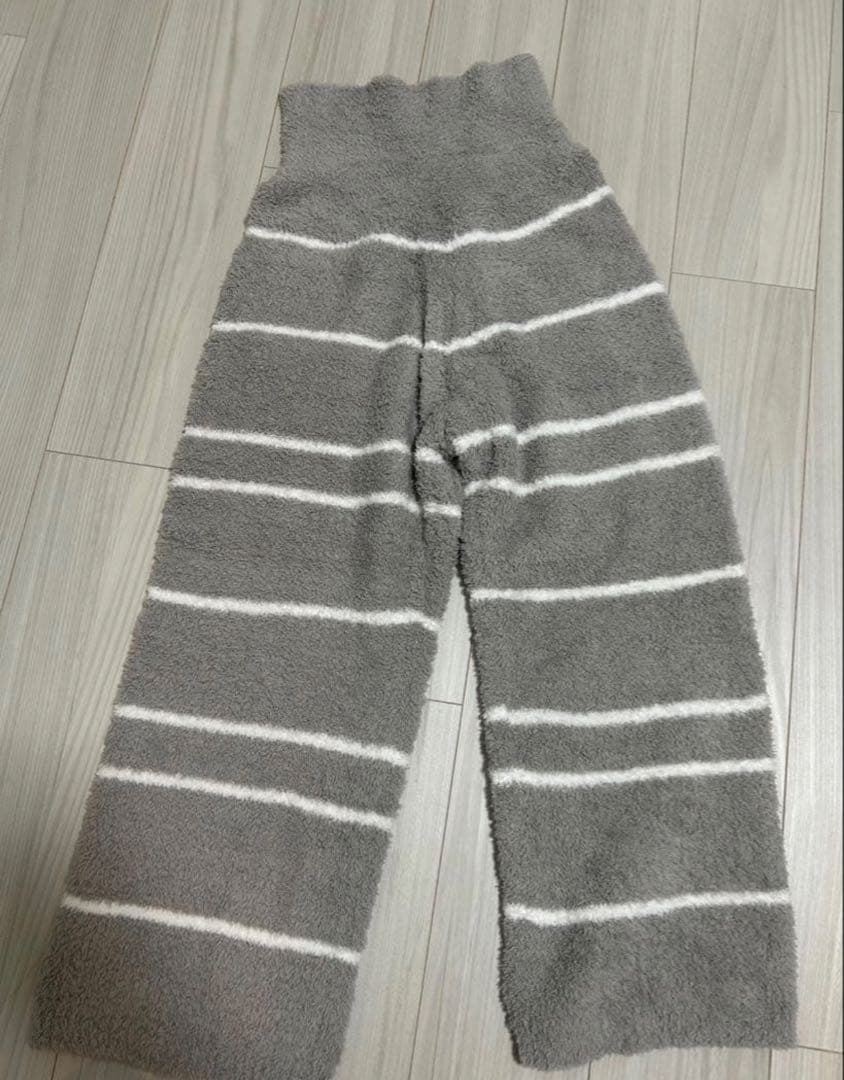 ジェラートピケ モコモコ3点セット 福袋 グレー ストライプ ルーム