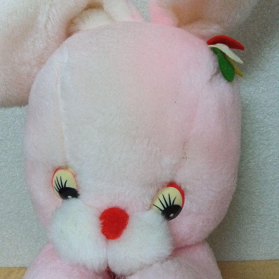 超レトロ●昭和レトロ　三英トイ　ウサギのぬいぐるみ　2点セット