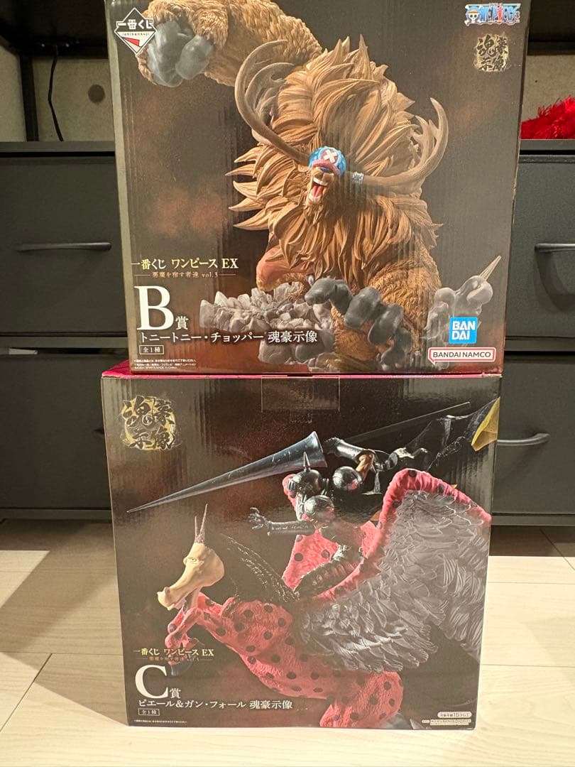 ワンピース 一番くじ B賞 C賞 チョッパー 魂豪示像 ピエール＆ガンフォール