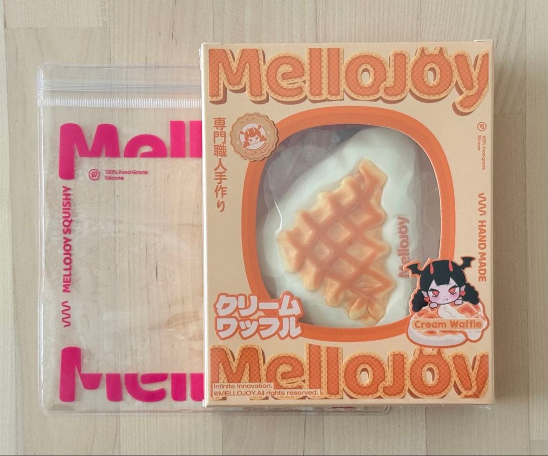 Mellojoy スクイーズ クリームワッフル 三角 さんかく - メルカリ