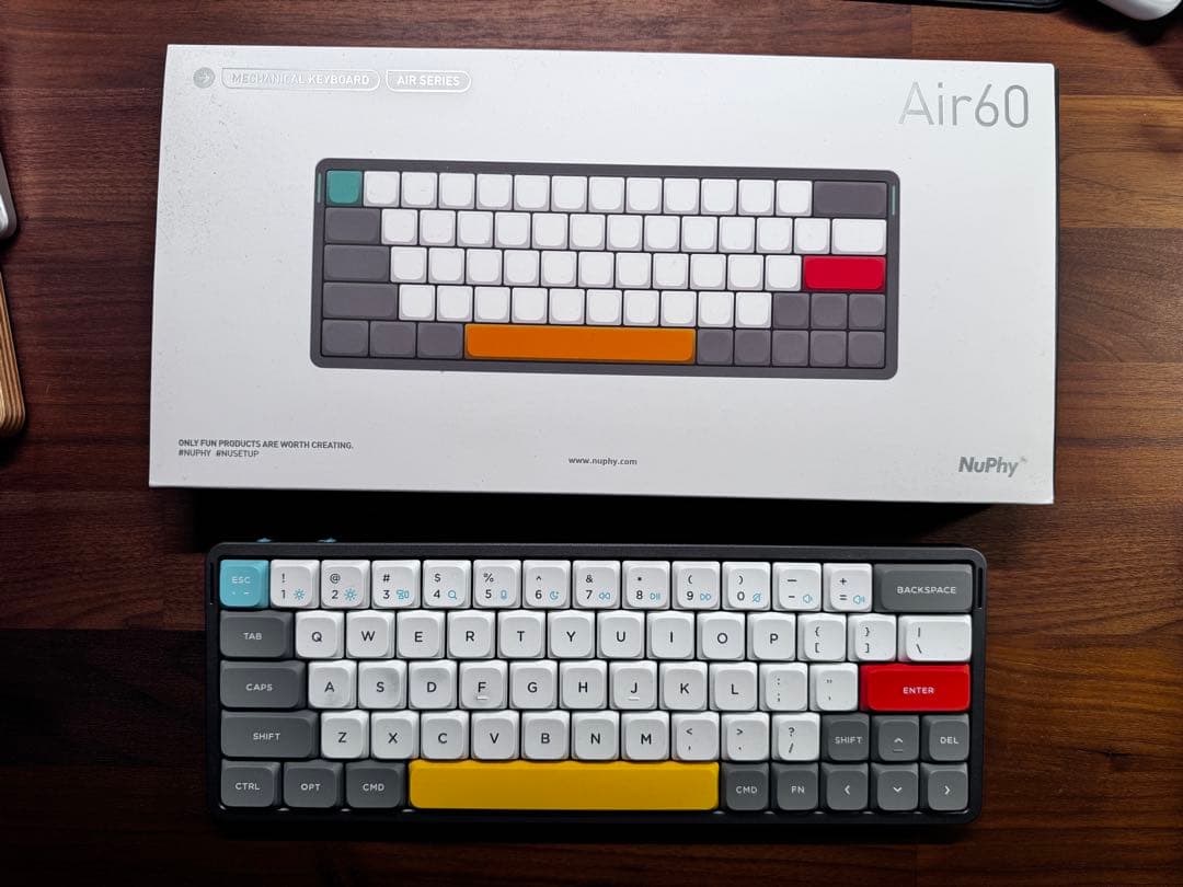 NuPhy Air60 メカニカルキーボード Amazon.com: nuphy Air60 HE Wired Magnetic Gaming Keyboard,61 Keys