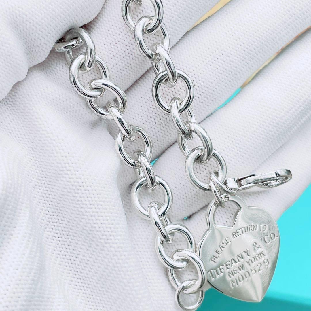 ◇ティファニー◇新品仕上済 リターントゥ ハート ブレスレット Ag 35.6g