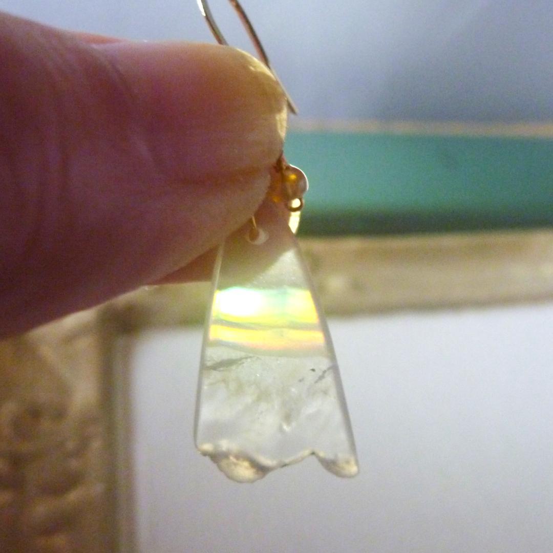 14kgf/天然石アイリスアゲートドゥルージーとエチオピアンオパールの