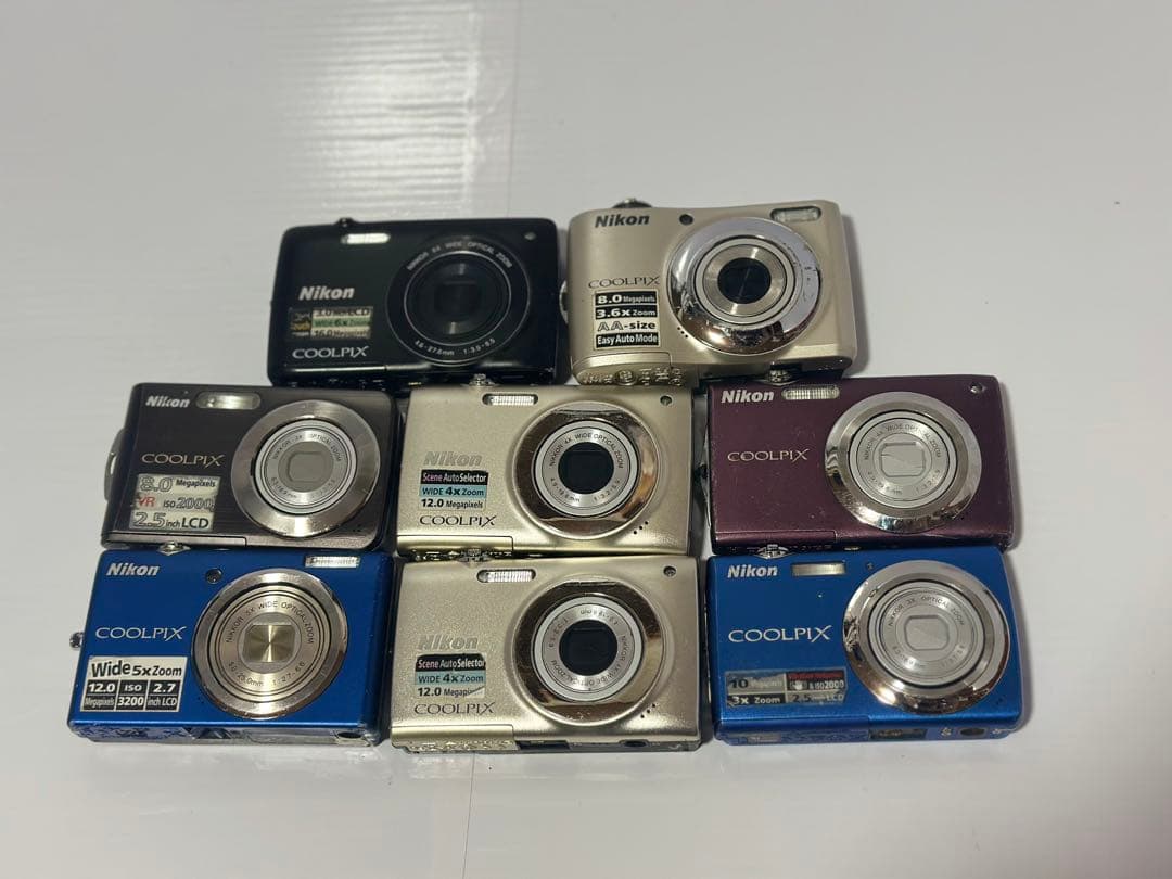 NIKON) 8台 デジカメラ まとめ【動作未確認ジャンク扱】 - メルカリ