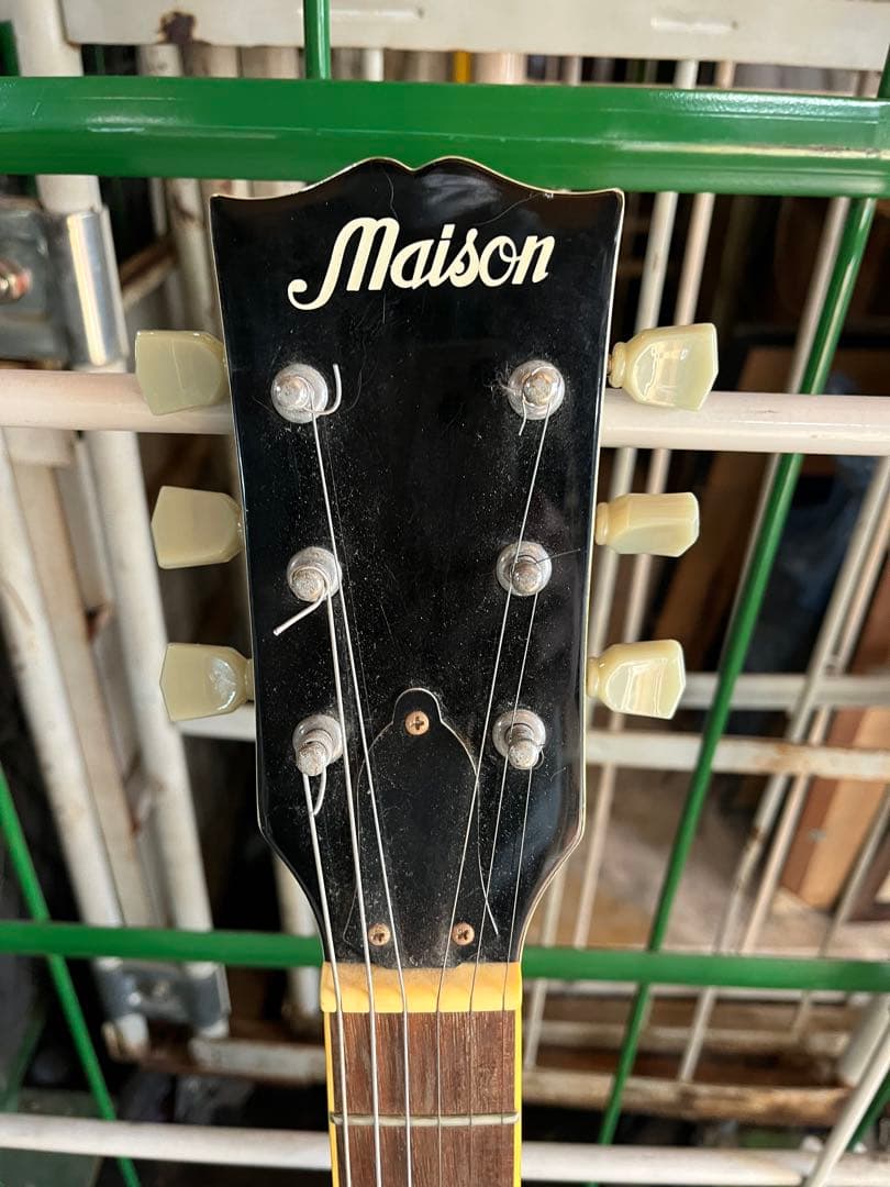 Maison SGスタイル エレキギター アイボリー 中古 現状品 ジャンク品