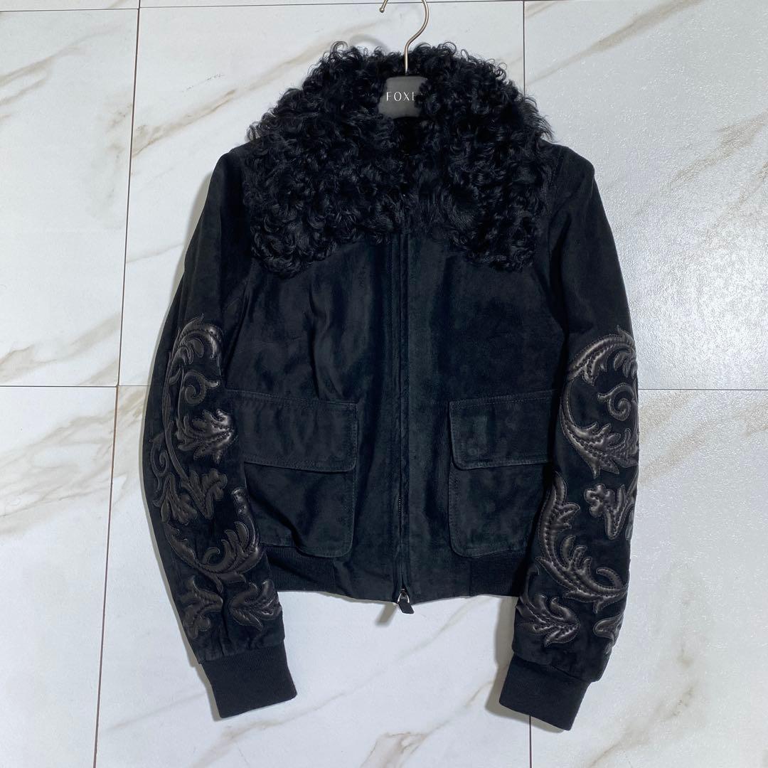 バリー 本革 短丈スエードレザーワークジャケット ファー ボタニカルワッペン FREAK'S STORE/ヴィーガン レザー ワークジャケット｜Daytona Park