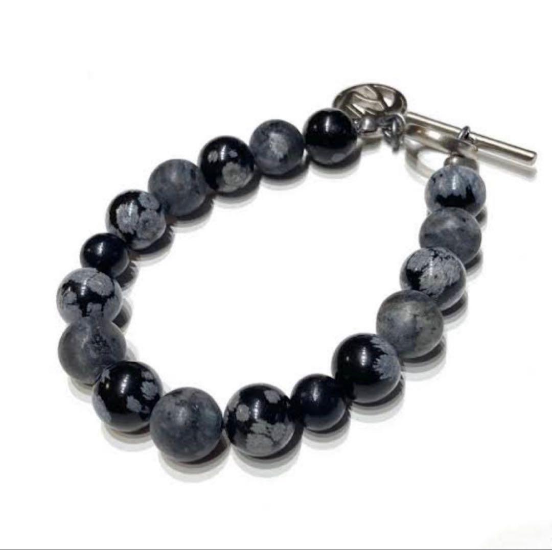 soshiotsuki ソウシオオツキ ブレスレット SOSHIOTSUKI - 【残りわずか】Half Juzu Bracelet(BLACK×SILVER