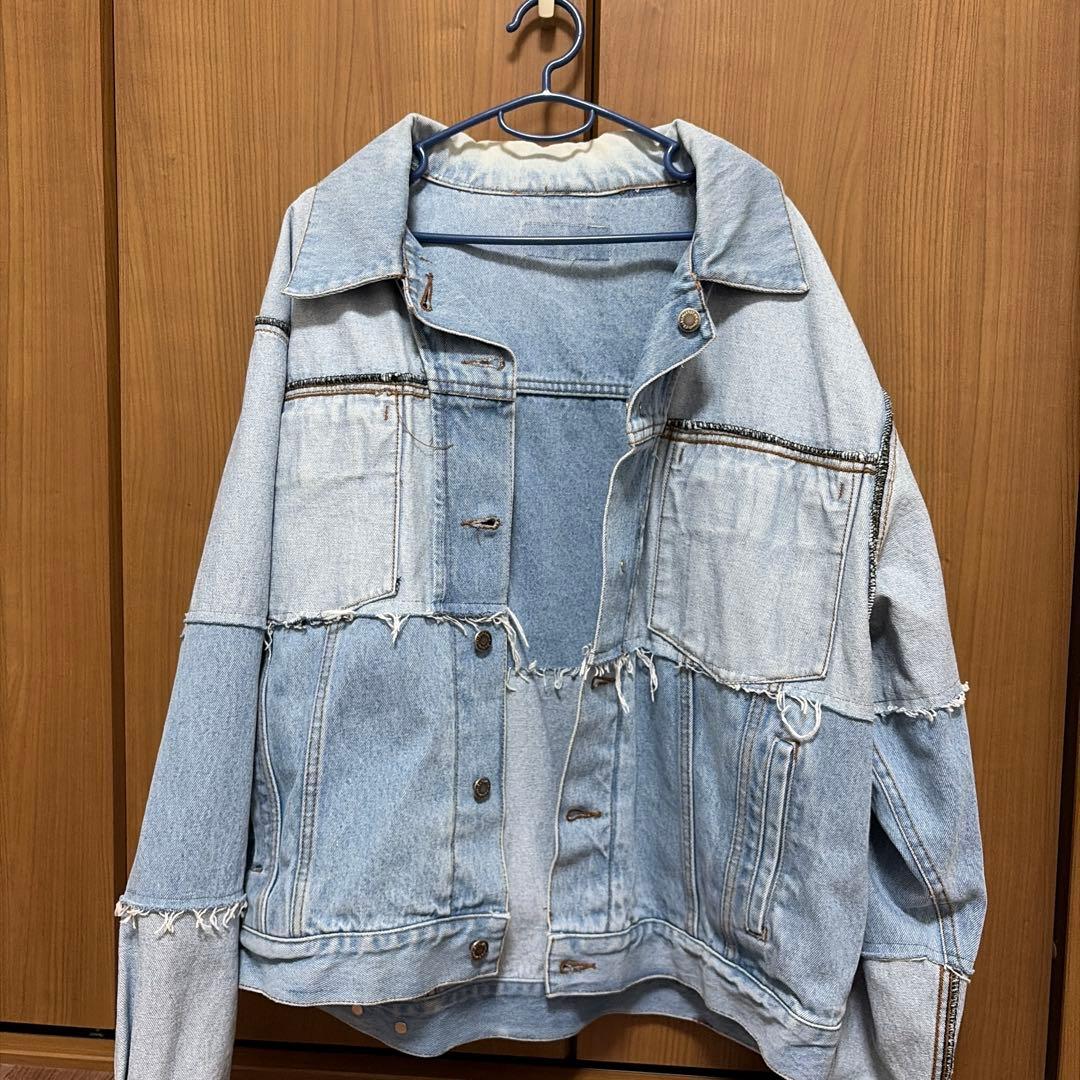 フリーダ vintageリバーシブルリメイクデニムジャケット - メルカリ