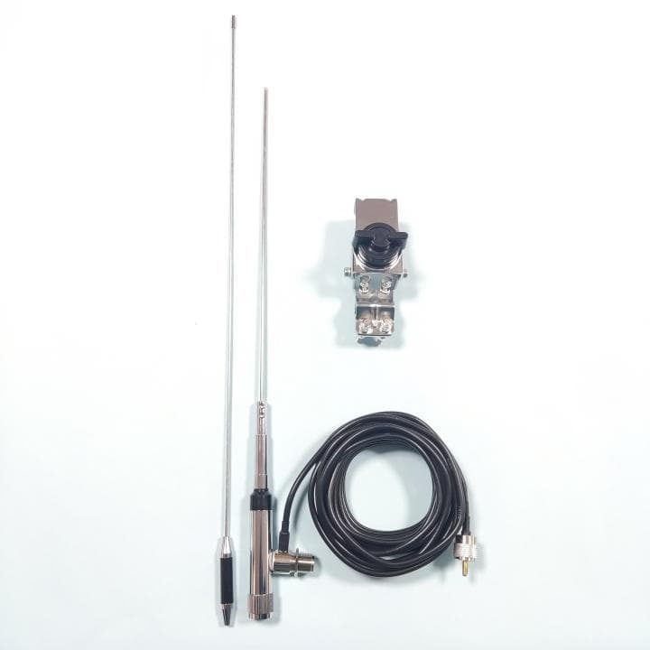 アンテナ　セット 高利得 144/430MHz 基台 同軸ケーブル 銀 ルーフ セット 高利得 144/430MHz アンテナ 基台 同軸ケーブル 銀 ルーフの