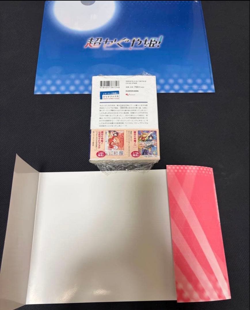 【新品/特典付】小説 超かぐや姫！ ゲーマーズ限定 クリアファイル ブックカバー