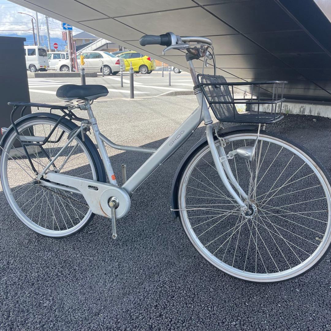 都内⁄千葉引取街乗り用自転車 27インチ カゴ⁄鍵⁄オートライト