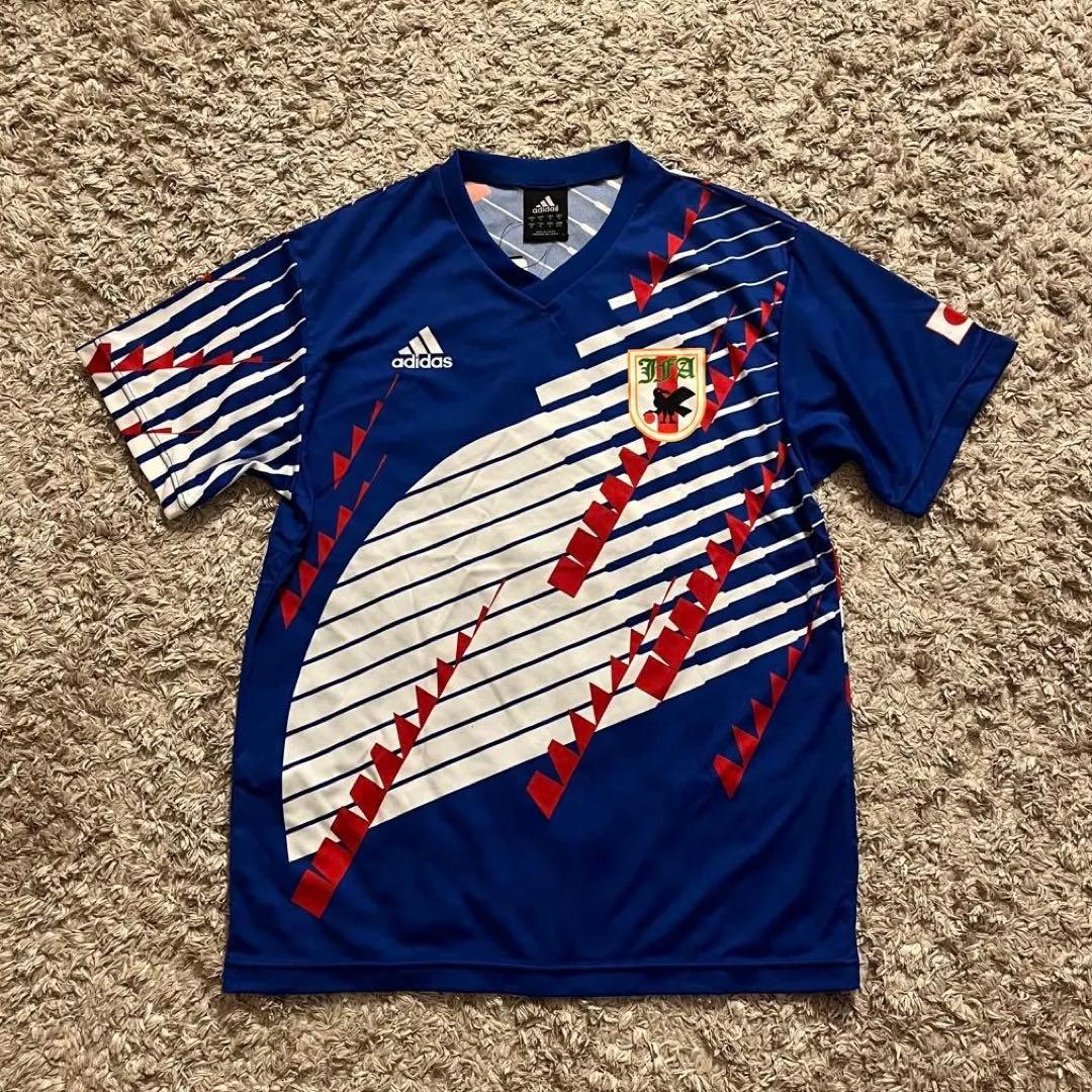 日本代表　ドーハモデル　ユニフォーム　プラクティスシャツ　復刻版　サッカー 2026年最新】日本代表 ドーハの人気アイテム - メルカリ