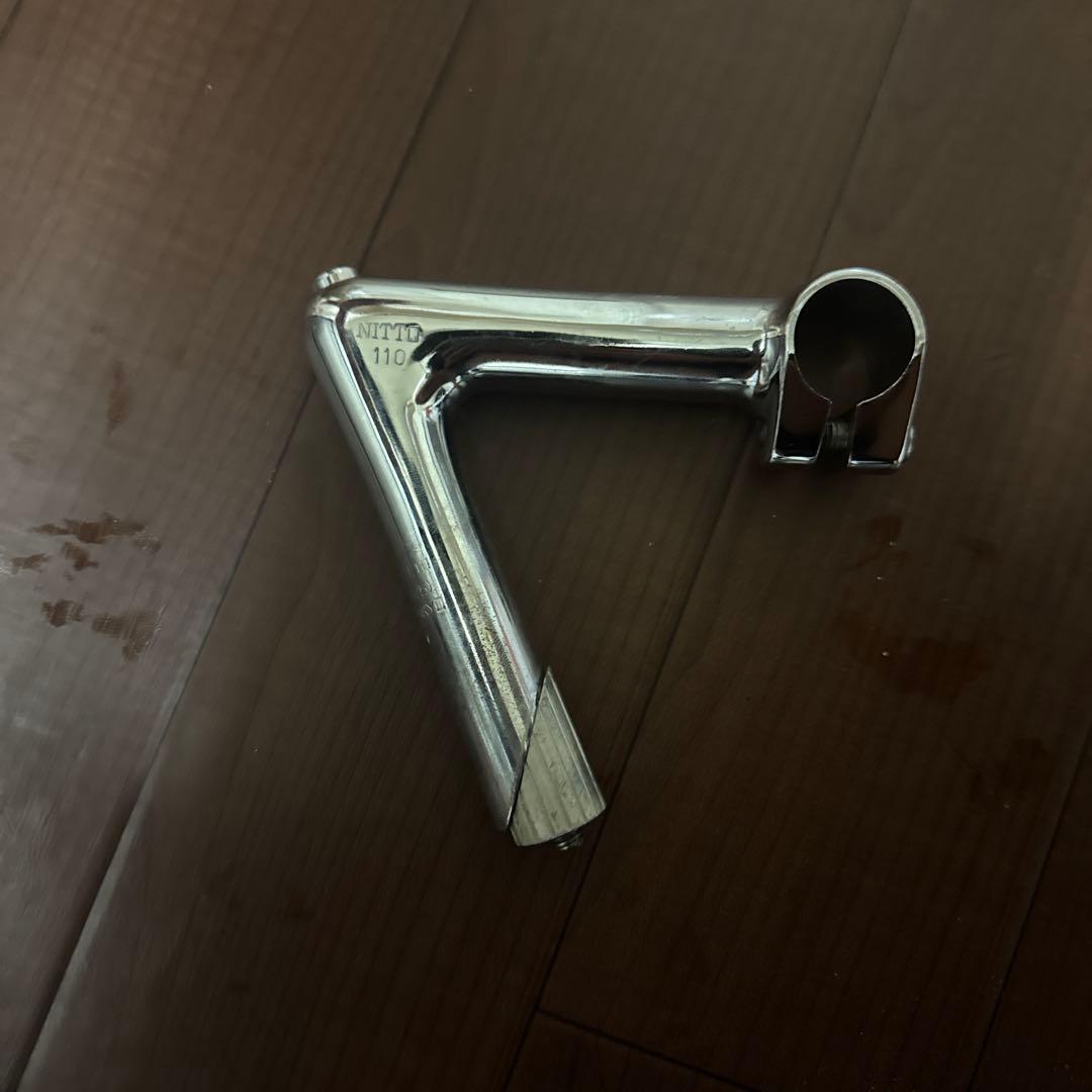 NITTO ステム110mm 65° NJS NITTO NITTO(日東) NJ-89(ガールズケイリン) ハンドルステム(NJS)(73゜