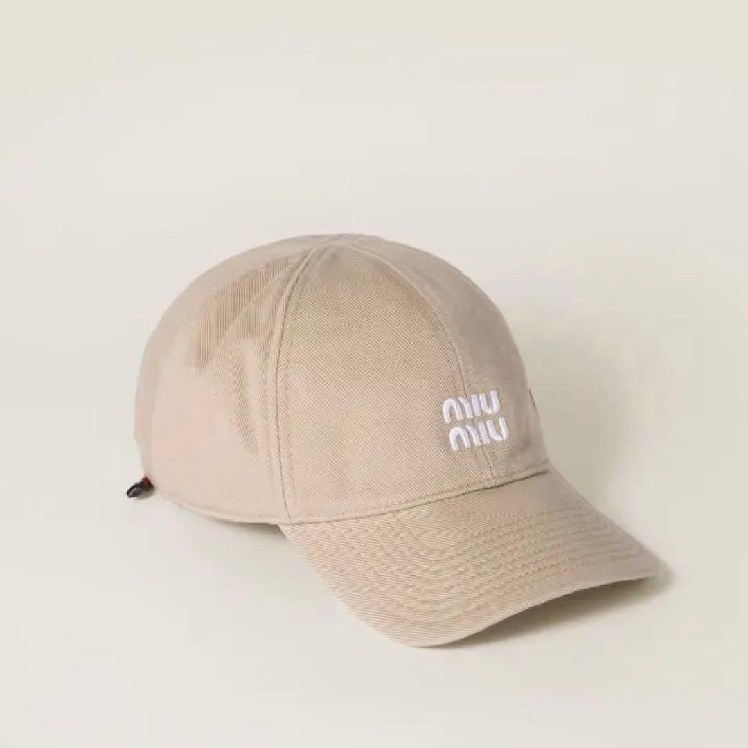 【土日限定値下げ】miu miu デニム ベースボールキャップ ベージュS 楽天市場】MIUMIU ミュウミュウ ベースボールキャップ 5HC179 2DXI