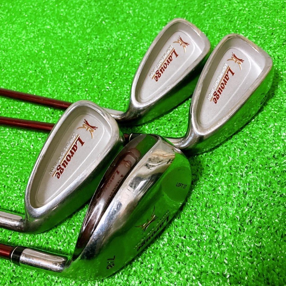 Larouge レディースゴルフクラブ ハーフセット 8本 L キャディバッグ付
