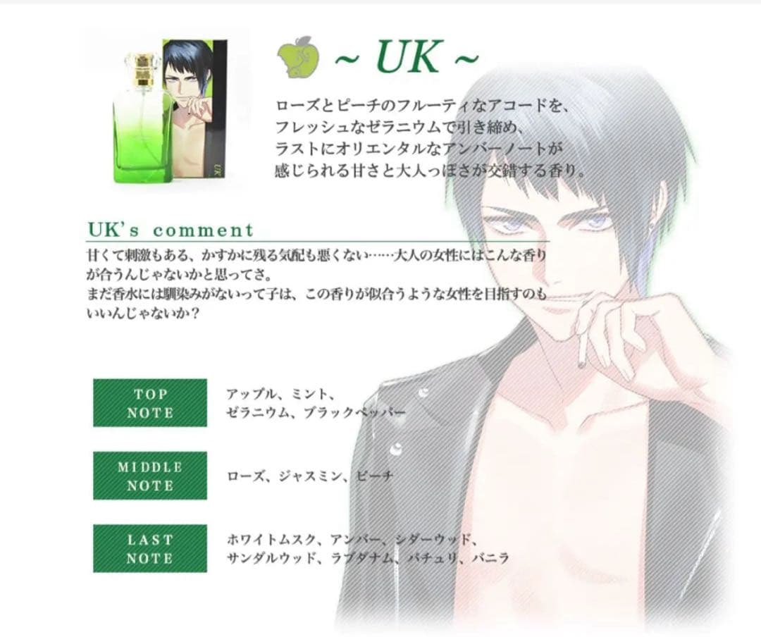 DYNAMIC CHORD 香水　青井有紀　UK 未開封　フレグランス　ダイナー