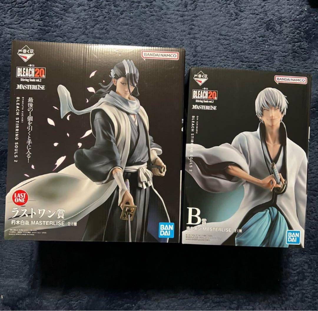 BLEACH MASTERLISE ラストワン賞 & B賞朽木白哉市丸ギン