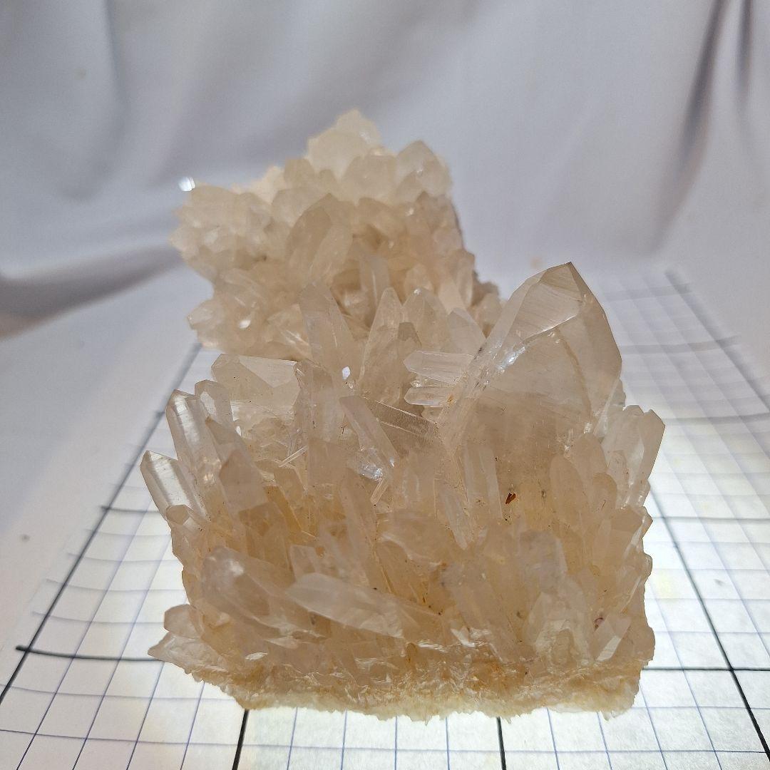 タビュラ－水晶クラスター インド/ダーラ産ヒマラヤ水晶クラスター/ダーラクォーツ（原石435g
