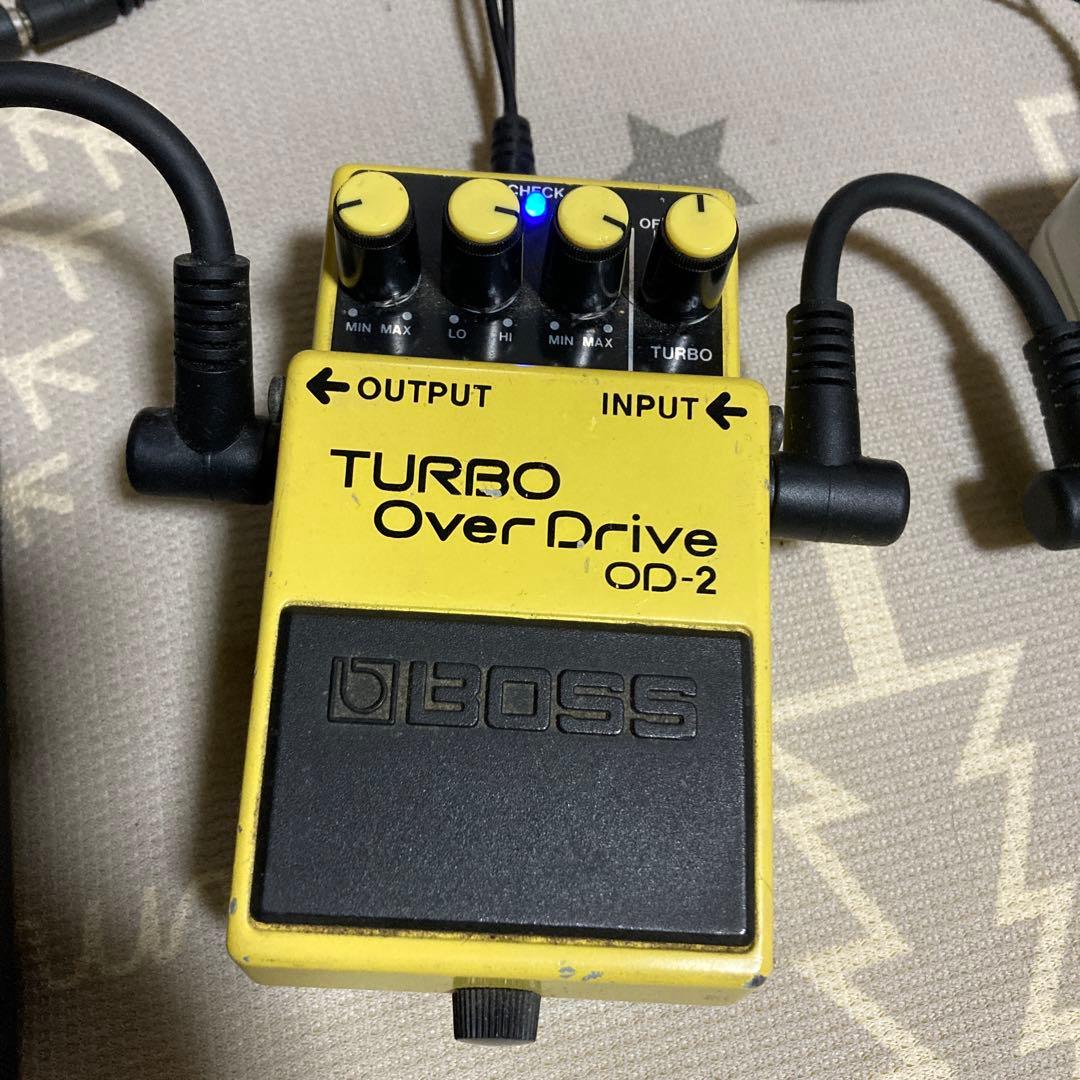 ギター polyTune & BOSS OD-2 & Pro Co RAT