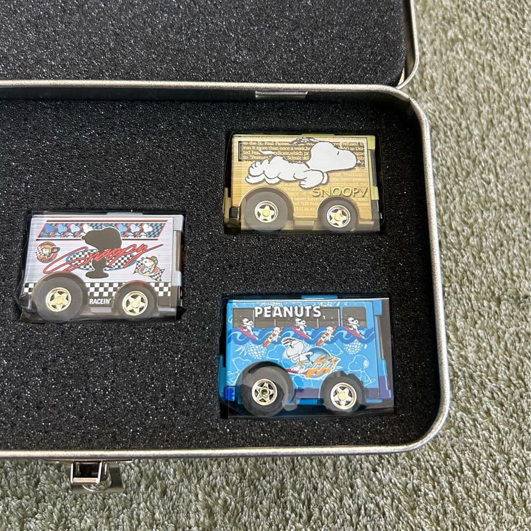 SNOOPY スヌーピー チョロQ 3缶セットタカラピーナッツコレクション限定品