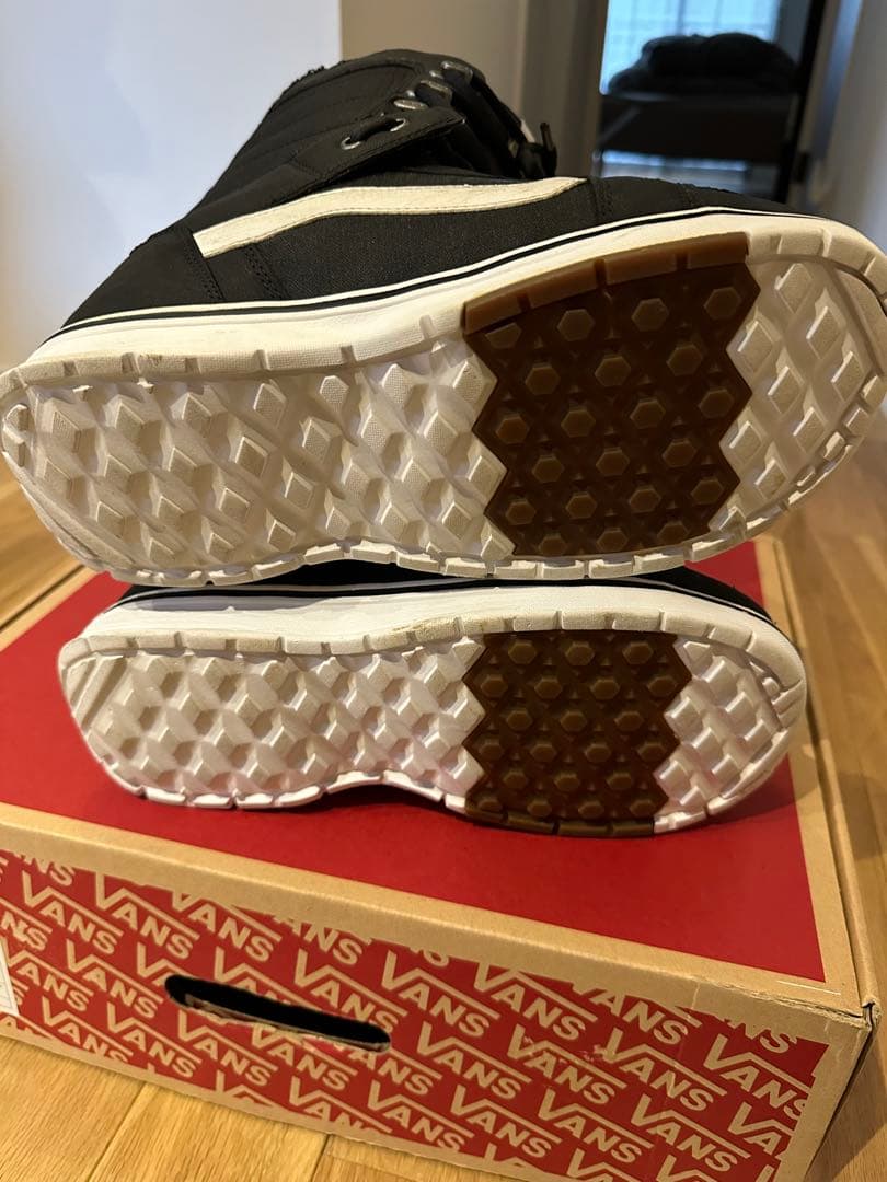 ヴァンズ VANS ハイスタンダード BLACK/WHITE 27.0cm