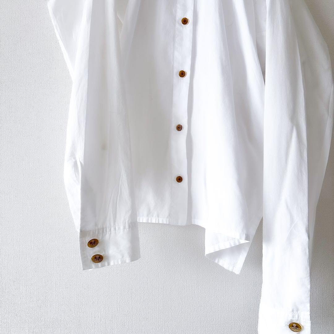 希少 ヴィヴィアンウエストウッド/ 旧赤タグ ヴィンテージ 高襟シャツ