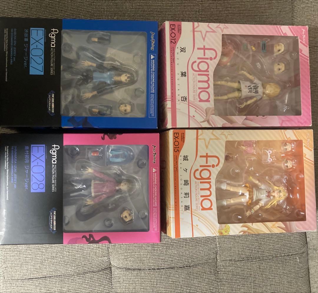 figma アイマスまとめ　渋谷凛　島村卯月　双葉杏　城ヶ崎莉嘉　未開封あり