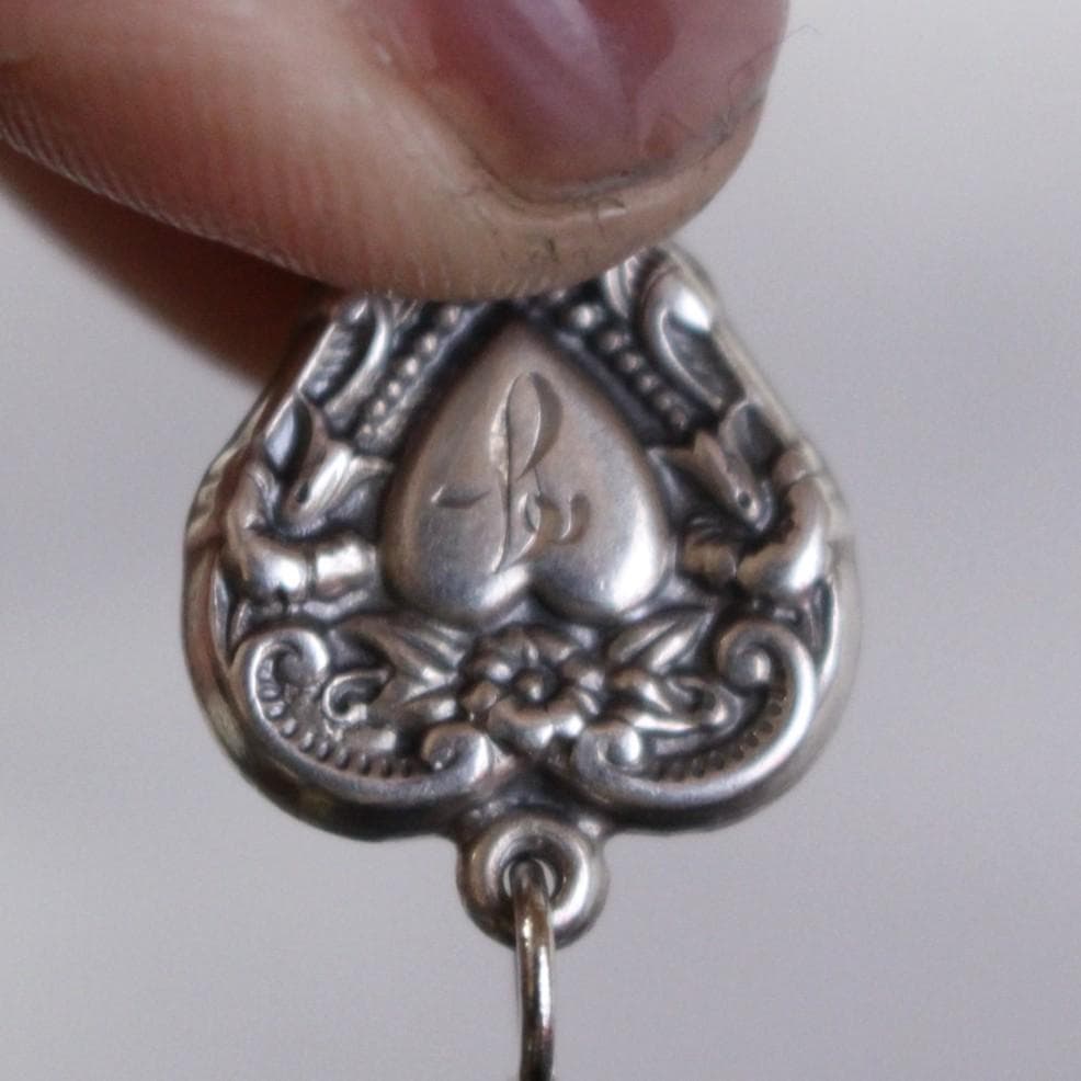 40s スウィートハートジュエリー 百合 古着 ハート フラーダリー