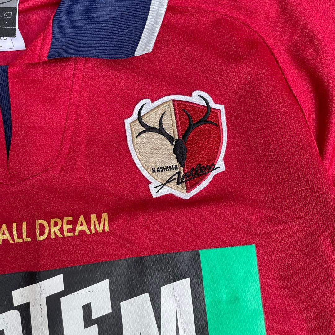 00s NIKE 鹿島アントラーズ ユニフォーム 中田浩二 サイン入り - メルカリ