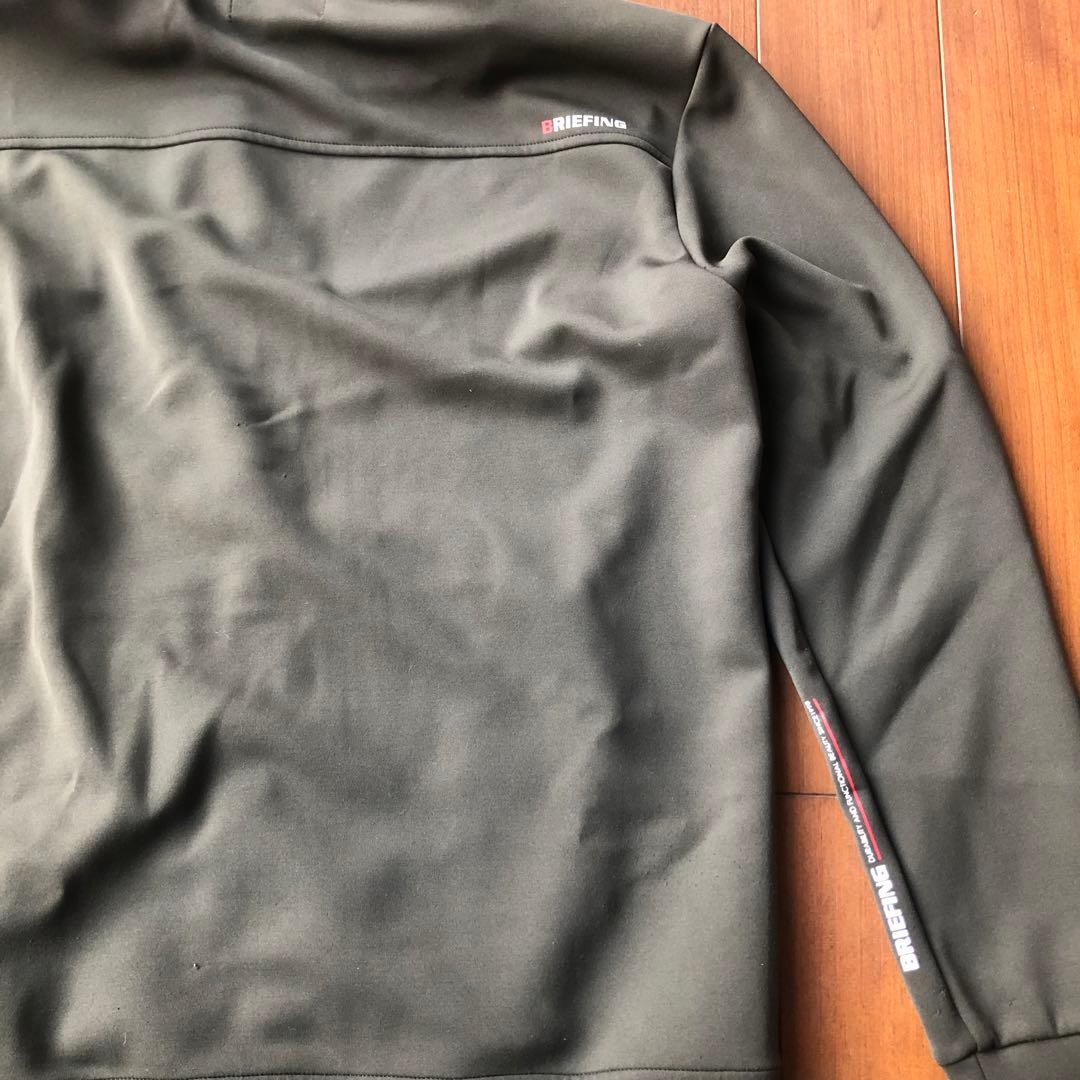 BRIEFING フード付きジャケット Mサイズ オリーブグリーン