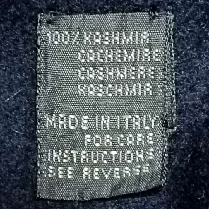 良品】Ermenegildo Zegna カシミヤ100％マフラー メンズ 紺 - メルカリ