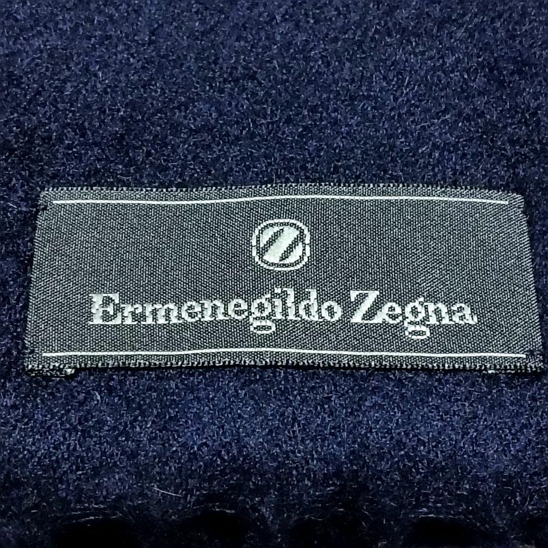 良品】Ermenegildo Zegna カシミヤ100％マフラー メンズ 紺 - メルカリ