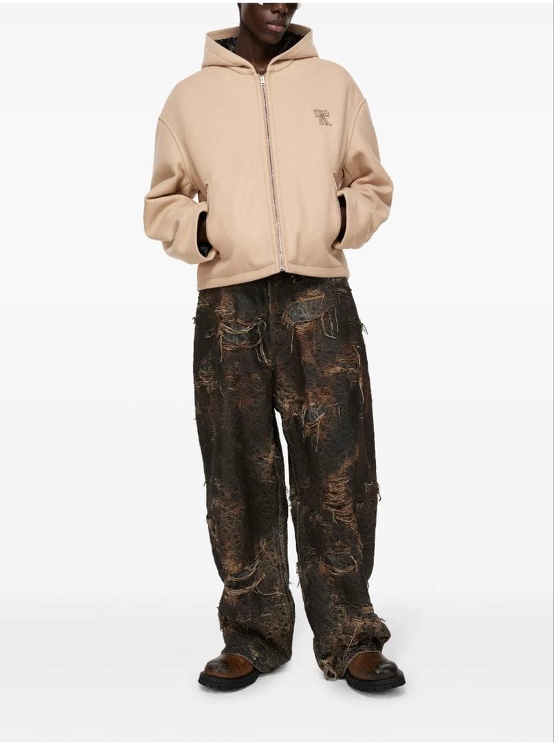 栗田浩　2/1 acne フードジャケット　定価18万ほど