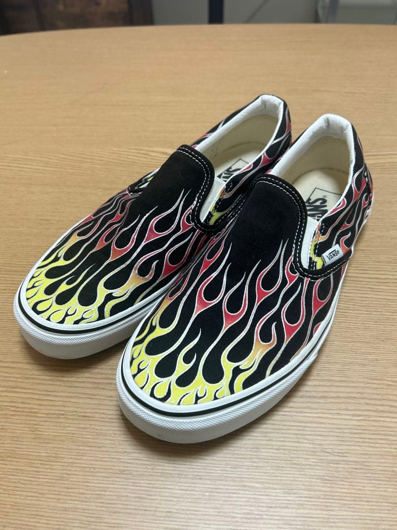 Vans フレイム ファイヤーパターン スリッポン VANS バンズ フレイム ファイアー ファイヤー スリッポン SLIP-ON