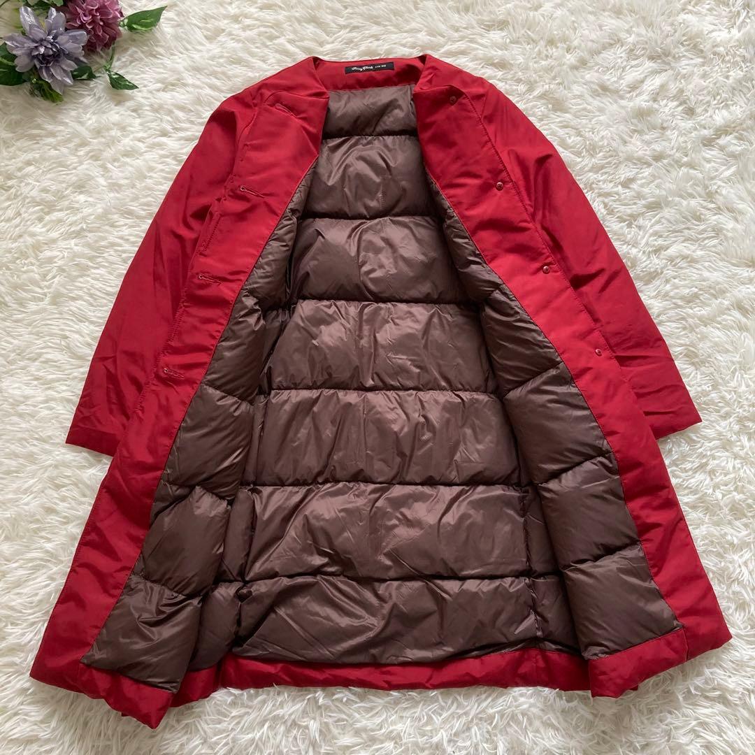 大人気】 Sunny clouds極薄ダウンコート 赤 サイズ - メルカリ