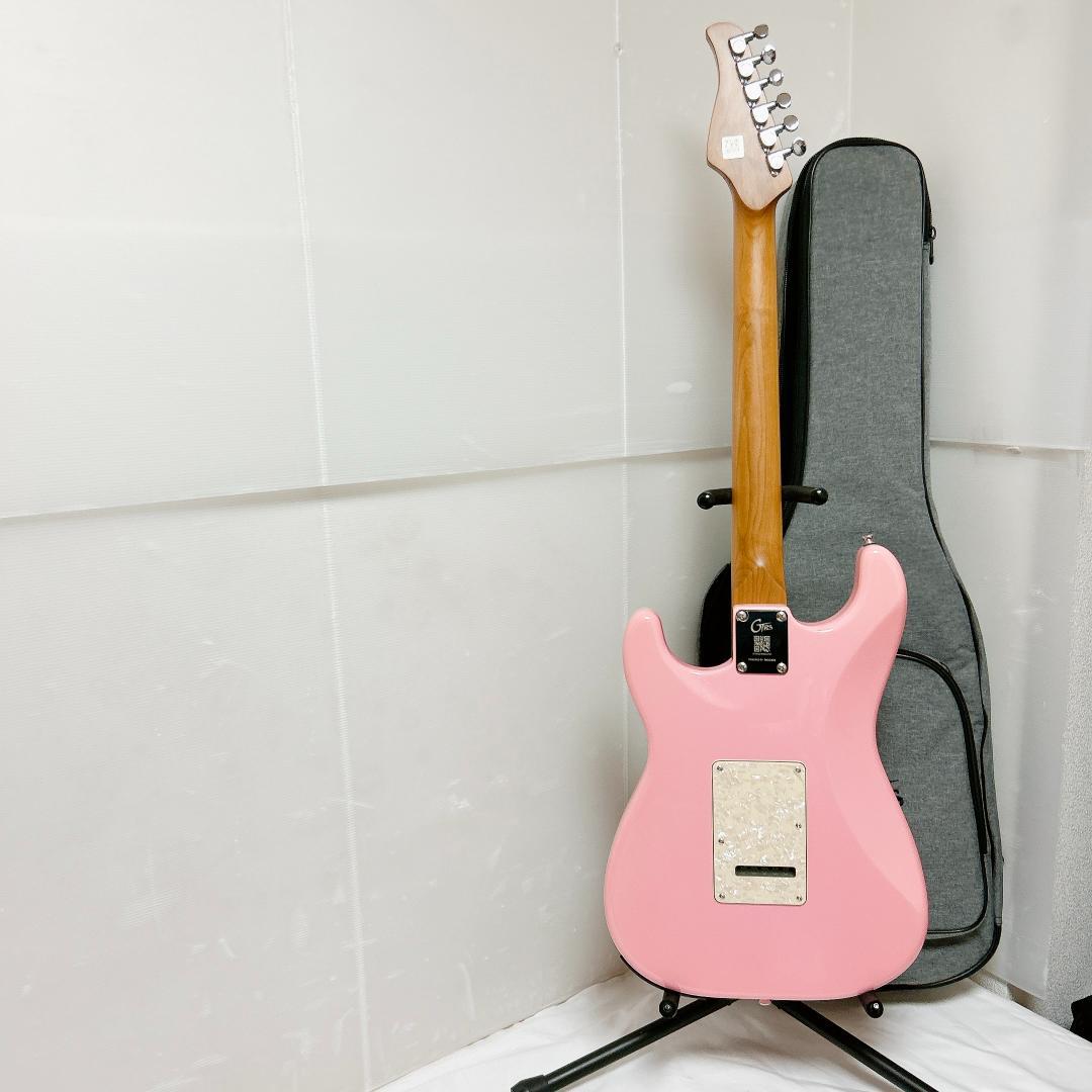 美品 MOOER GTRS S800 エフェクター内蔵ギター ピンク ケース付