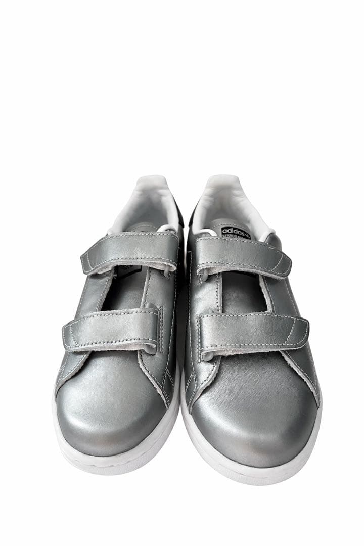 希少!絶版! 未使用品アディダス FASTシルバーベルクロスニーカー22.5cm