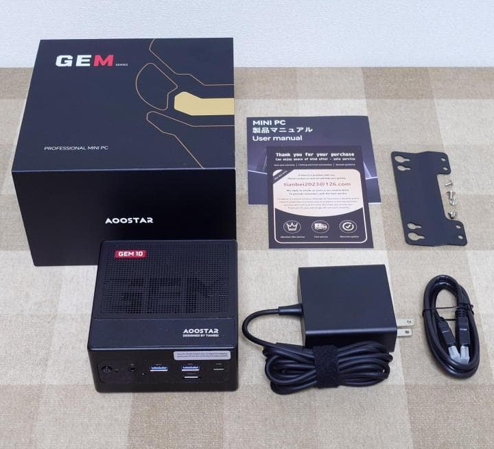 ミニPC AOOSTAR GEM10 Ryzen7 7840HS 32GB/1TB AOOSTAR GEM10 AMD Ryzen 7 7840HS with 3*nvme OCULINK – AOOSTAR Mini PC